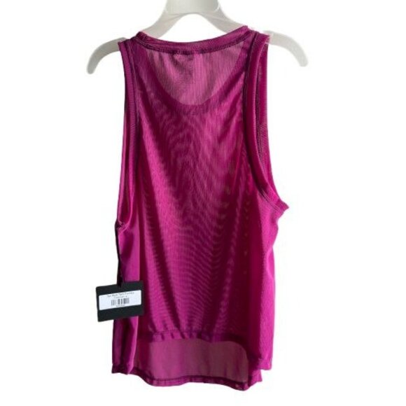 DYI Women's Tap Back Tank Top Fuchsia Size Small - Picture 2 of 7